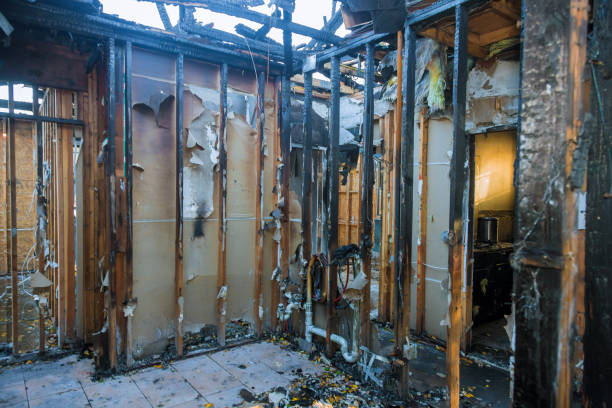 Professional Emergency Fire Cleanup technician working in Gibson Island, MD